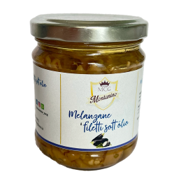 MELANZANE A FILETTI SOTT'OLIO 212GR